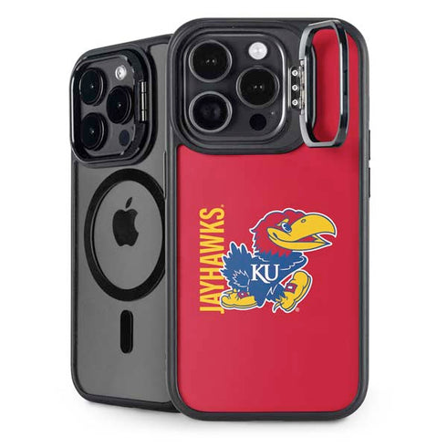 University of Kansas Jayhawks KU iPhone 14 Pro Kickstand Case